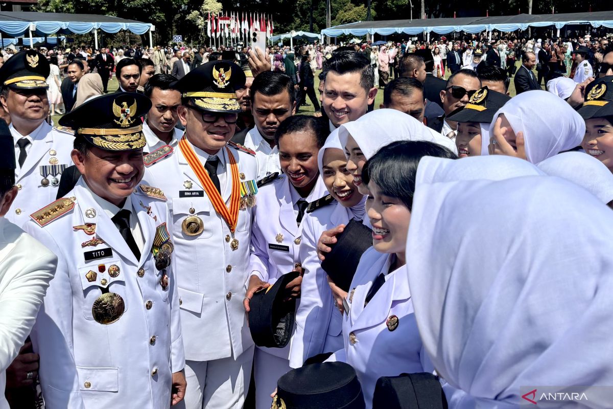 Pelantikan Massal Pamong Praja Muda IPDN di Jatinangor