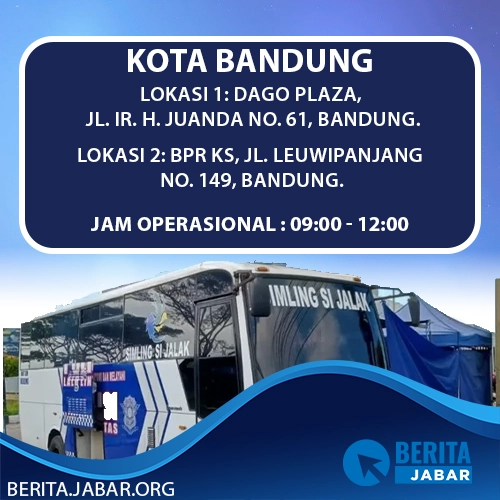 Jadwal SIM Keliling Bandung Hari Ini 29 Agustus 2025