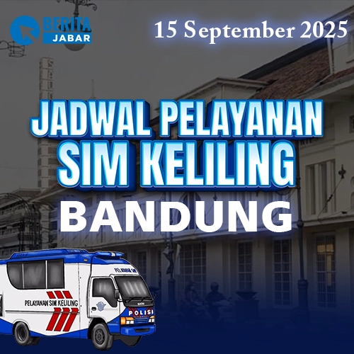 Jadwal SIM Keliling Bandung, 15 September 2025