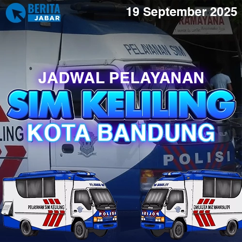 Cek Jadwal SIM Keliling Bandung Hari Ini, 19 September 2025