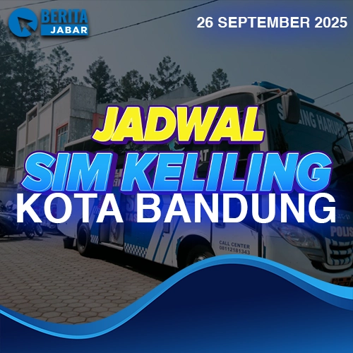 Jadwal SIM Keliling Bandung 26 September 2025