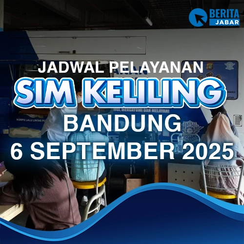 Jadwal SIM Keliling Bandung, 6 September 2025