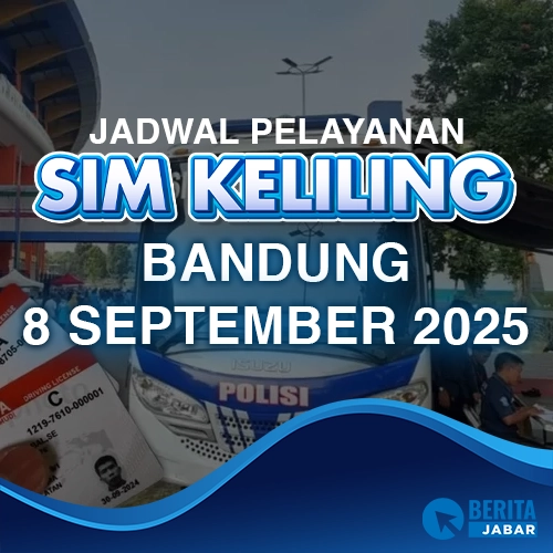 Jadwal SIM Keliling Bandung, 8 September 2025