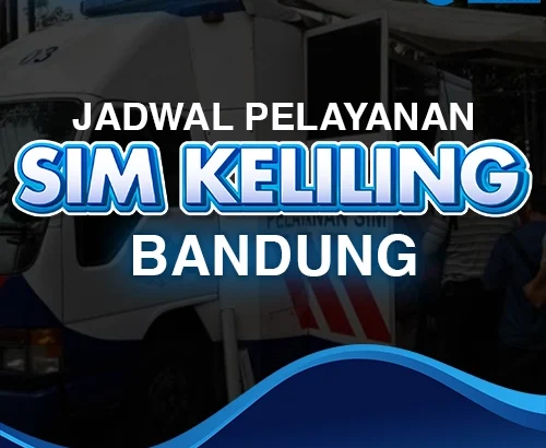 Jadwal SIM Keliling Bandung 10 Oktober 2025