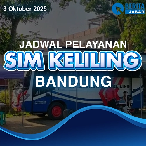 Jadwal SIM Keliling Bandung 3 Oktober 2025
