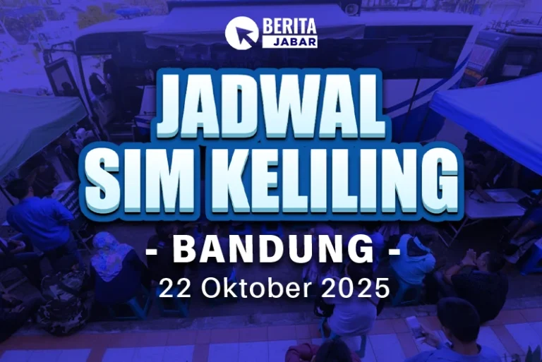 Jadwal SIM Keliling Bandung 22 Oktober 2025