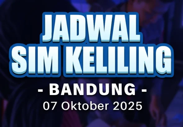 Jadwal SIM Keliling Bandung 7 Oktober 2025