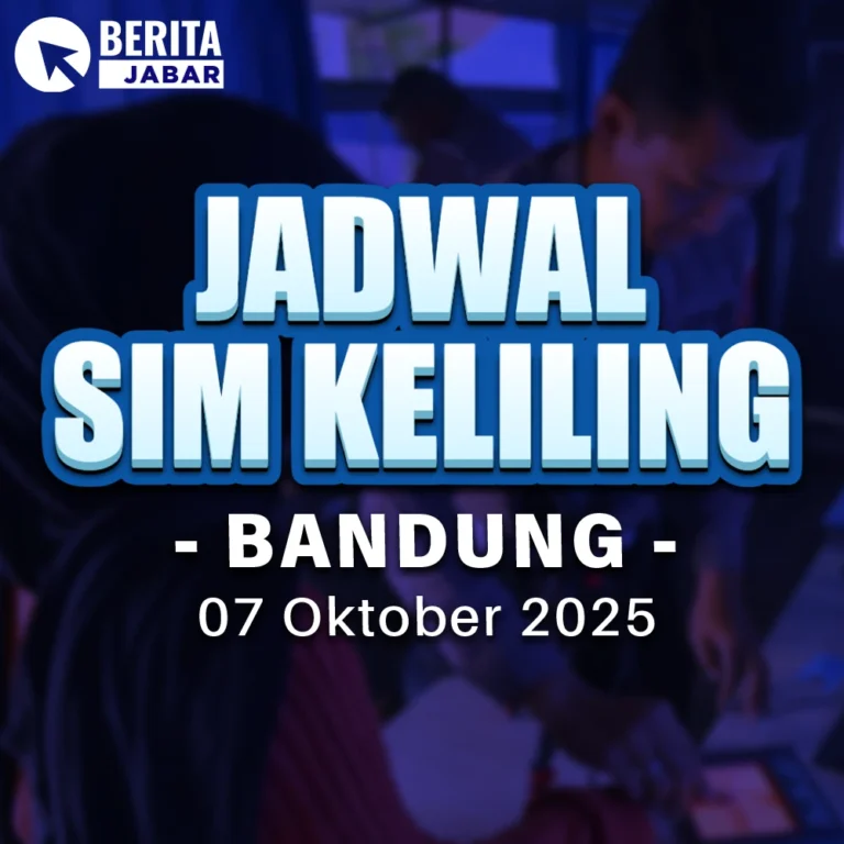 Jadwal SIM Keliling Bandung 7 Oktober 2025