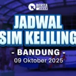 Jadwal SIM Keliling Bandung 9 Oktober 2025: Beroperasi di Dua Lokasi Utama