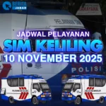 SIM Keliling DKI Jakarta 10 November 2025
