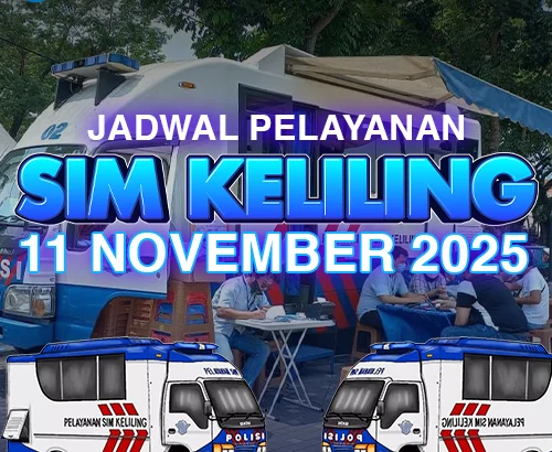 SIM Keliling Jawa Barat 11 November 2025